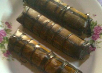 Sekubal, makanan khas Lampung berbahan dasar ketan. (LAMPUNG POST)