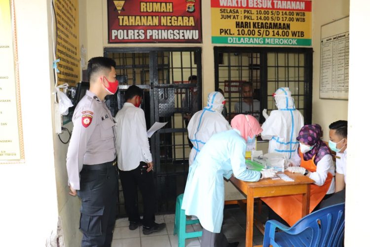 55 Tahanan Polres Pringsewu Nonreaktif