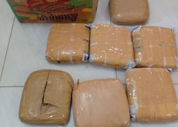 16 KG Ganja Disimpan Dalam Koper