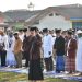 Bupati Lampung Timur Zaiful Bokhari menjadi imam salat Iduladha di Lapangan Merdeka, Kecamatan Sekampung, Jumat, 31 Juli 2020. Dok