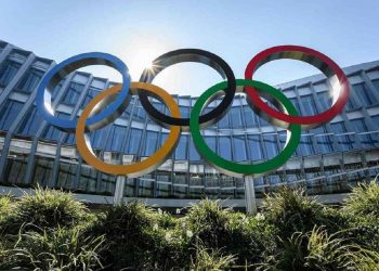 Suasana Kantor IOC(AFP/FABRICE COFFRINI)