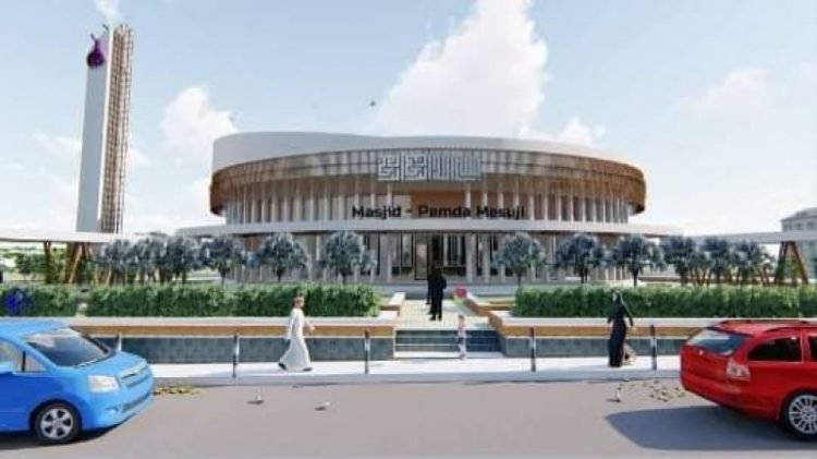 Masjid yang direncanakan akan dibangun Pemkab Mesuji. dok