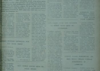 ARSIP LAMPUNG POST, JUMAT 22 Agustus 1975