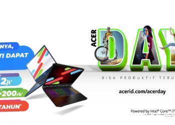 Tabur Hadiah dan Diskon di Acer Day