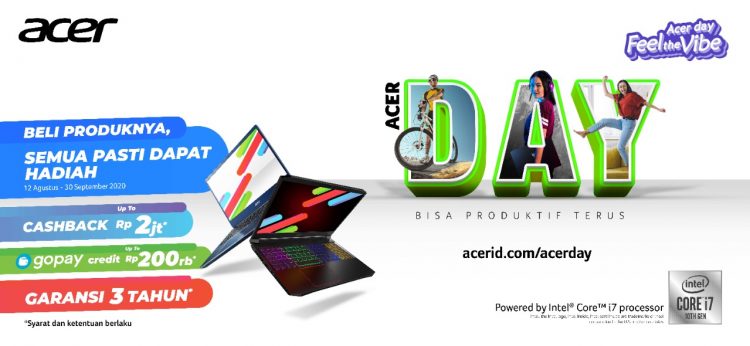 Tabur Hadiah dan Diskon di Acer Day