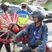 Pengendara motor yang tidak memakai masker terjaring Operasi Patuh Krakatau 2020. Lampung Post/Zainudin