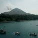 Gunung Anak Krakatau sebelum terjadi letusan. (DOK.LAMPUNG POST)