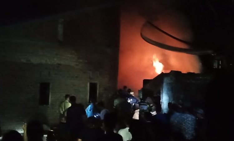 Kerugian akibat Kebakaran Pertamini Rp50 Juta