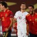 SPANYOL KALAHKAN SWISS 1-0. Pemain Timnas Spanyol Mikel Oyarzabal (kiri) melakukan selebrasi usai mencetak gol saat melawan Swiss pada laga ketiga Divisi A Grup 4 (A4) UEFA Nations League di Stadion Alfredo di Stefano, Madrid, Minggu (11/10) dini hari WIB. Pada laga ini, Spanyol menang tipis 1-0 atas Swiss. AFP/GABRIEL BOUYS