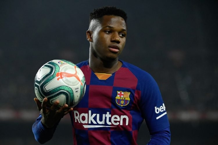 Ansu Fati(AFP/LLUIS GENE)