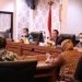 Gubernur Lampung Arinal Djunaidi memimpin rapat finalisasi persiapan launching Program Kartu Petani Berjaya, Jumat (2/10/2020).(Dok. Diskominfotek)