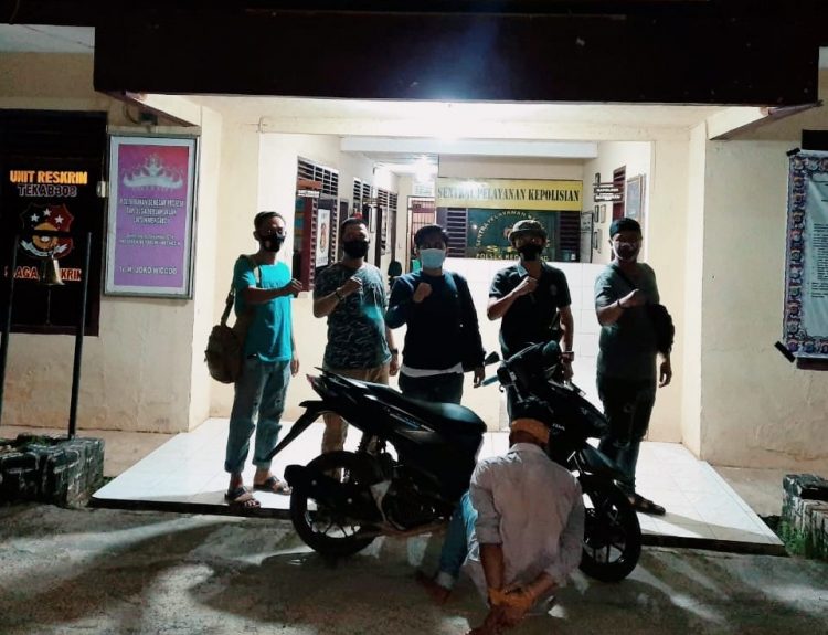 Nelayan Bawa Kabur Kendaraan Teman