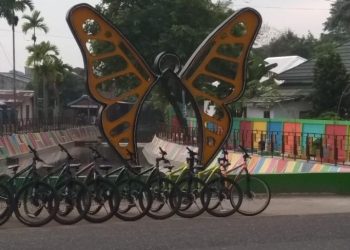 Dishub Palembang Buat 15 Titik Parkir Sepeda