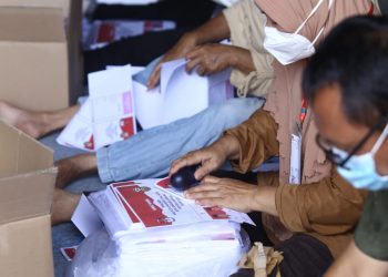 Persiapan Pilkada serentak 2020 tetap mengedepankan protokol kesehatan. (LAMPUNG POST/ZAINUDDIN)