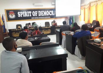 PERSIAPAN. Persiapan jelang debat kedua Pilkada Bandar Lampung 2020. LAMPUNG POST/ANDI APRIYADI