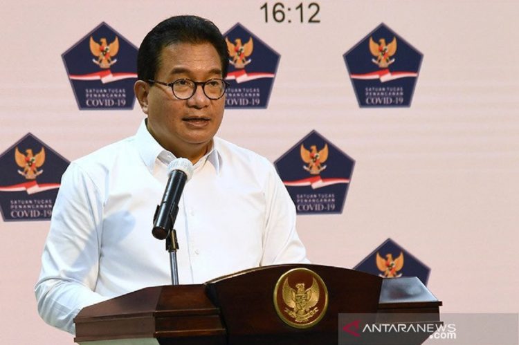 Juru bicara Satuan Tugas (Satgas) Penanganan Covid-19 Wiku Adisasmito.
(Antara)