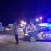 Polisi Siaga di Jembatan Ampera Malam Tahun Baru