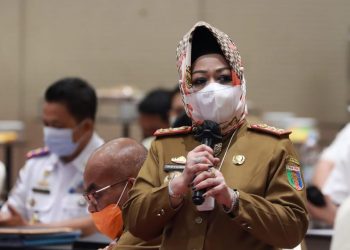 Juru bicara Satuan Tugas Penanganan Covid-19 Provinsi Lampung, Reihana.