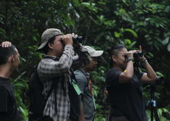 Sejumlah aktivis dan jurnalis mengunjungi TNWK, Selasa 22 Desember 2020.Dok TFCA Sumatera Tengah Selatan