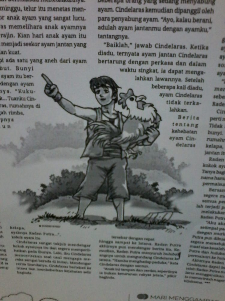 Cinderlaras. (ILUSTRASI LAMPUNG POST/SUGENG RIYADI)