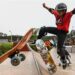 Komunitas Skateboard Lampung. (LAMPUNG POST/ARILIESTI)