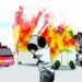 Rumah Hangus Terbakar Ditinggal Penghuninya