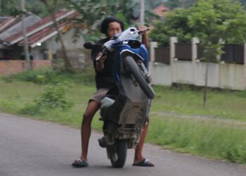 Pelaku Balap Liar Diberi Hukuman