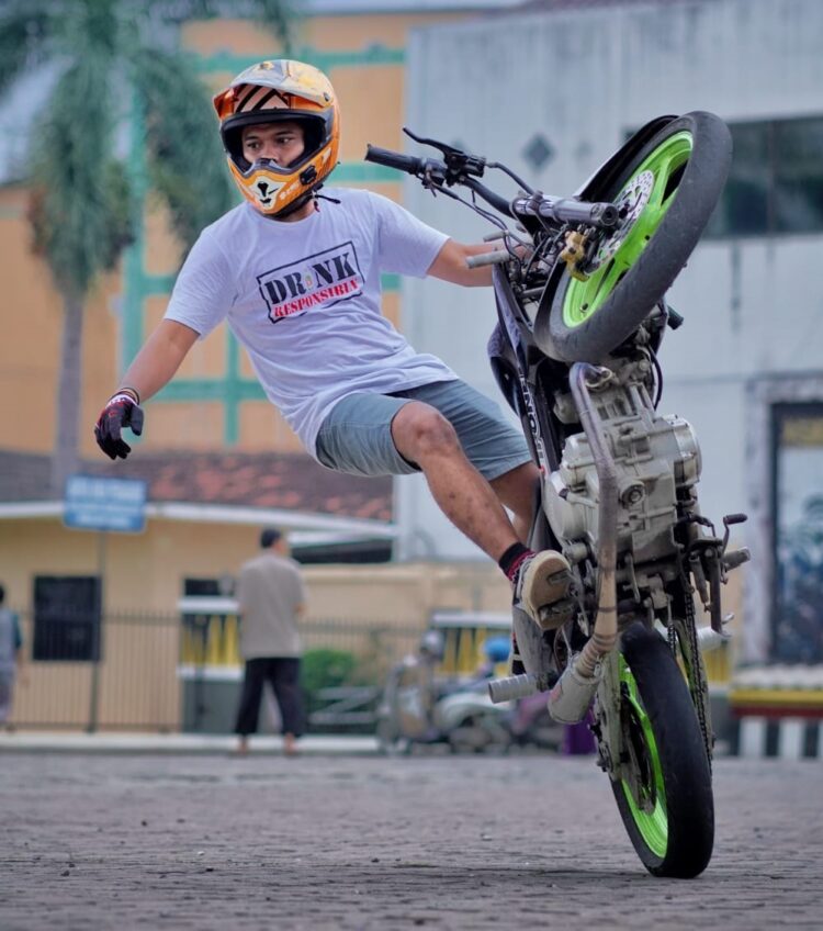 Hobi balap anak muda harus  disalurkan ke hal positid. (DOK.LAMPUNG POST)