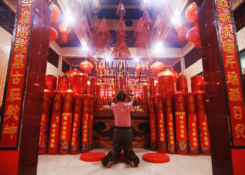 Perayaan Imlek sebagai bentuk puji syukur kepada Sang Pencipta. (DOK)