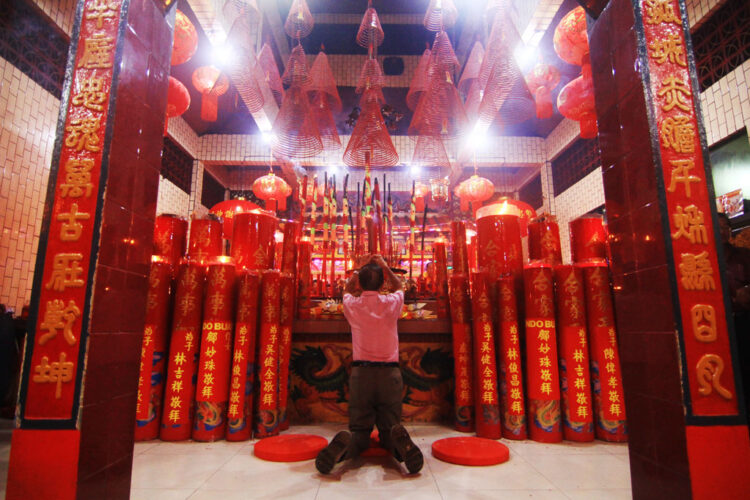 Perayaan Imlek sebagai bentuk puji syukur kepada Sang Pencipta. (DOK)