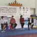 Dari kiri Wakil Ketua Kadin Provinsi Lampung Asrian Handi Cahya, Kepala Dinas Lingkungan Hidup Provinsi Lampung Syahrudin Putra, Ketua Lampung Sustainability Forum Saptarini, dan Direktur Utama PT Masa Kini Mandiri/Lampung Post Abdul Khohar saat diskusi Hari Peduli Sampah Nasional 2021 Tingkat Provinsi Lampung, Kamis (25/2).