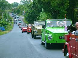 Wisatawan touring dengan VW di Bali. (DOK)