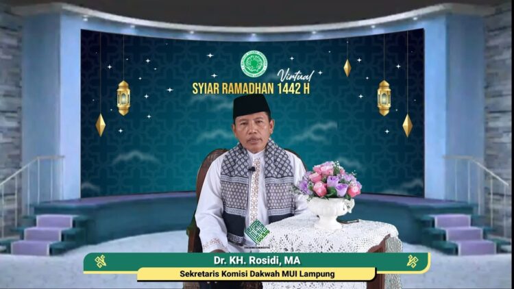 Sekretaris Komisi Dakwah MUI Lampung KH Rosidi. DOK