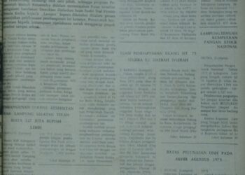 Arsip Lampung Post, edisi Sabtu, 23 Agustus 1975