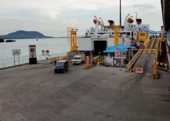 Penumpang penyeberangan di Pelabuhan Bakauheni. Dok Lampost