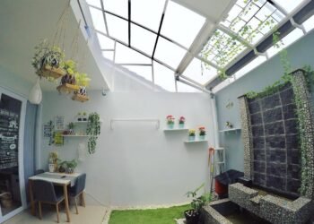 Ruang jemur di rumah minimalis yang apik. (DOK.DAI)