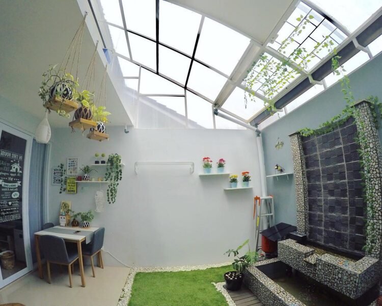 Ruang jemur di rumah minimalis yang apik. (DOK.DAI)