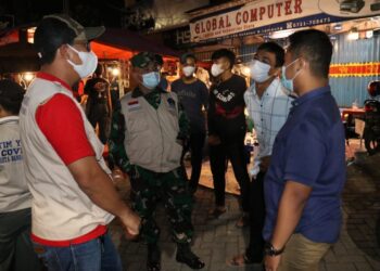 Tim Gugus Tugas Covid-19 Kota Bandar Lampung melakukan pengawasan, pengamanan, dan penegakan prokes Covid-19 di Kota Bandar Lampung untuk memutus penyebaran Covid-19.
n ISTIMEWA