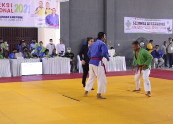 Seleknas Atlet Sea Games Vietnam Tahun 2021 untuk cabang olahraga Kurash. (Dok)