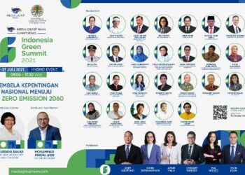 Poster forum diskusi Indonesia Green Summit 2021. (Foto: Medcom.id)
