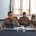 Sekretaris Daerah Provinsi Lampung saat konsolidasi bersama pimpinan perusahaan distributor oksigen medis di Mahan Agung, Senin, 26 Juli 2021.