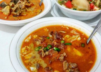 Olahan daging kambing yang lezat. (LAMPUNG POST/APRIESTI)