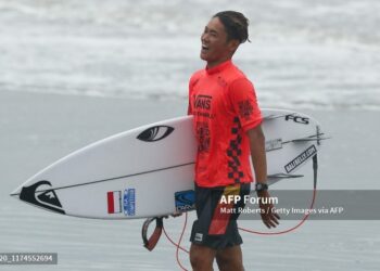 Peselancar Indonesia, Rio Waida (AFP/Matt Roberts)