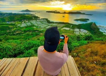 Bukit pemtang sunrise di Lampung Selatan. (DOK)