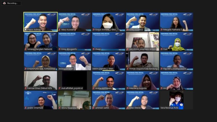 Konferensi Pers L-Men x PON XX Papua 2021 yang telah dilaksanakan Selasa, 28 September 2021. (dok. Nutrifood)