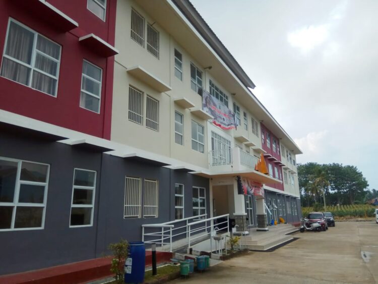 Suasana tempat isoter Rusunawa MBR Kalianda, Lampung Selatan. (dok)