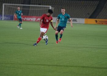 Timnas Indonesia U-23 vs Australia U-23.(DOK. PSSI)
