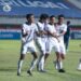Pemain Arema FC merayakan kemanangan atas Persib.
Twitter Arema FC
