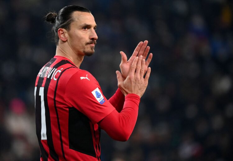 OLA13-FB-13Striker veteran AC Milan, Zlatan Ibrahimovic