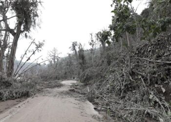 Kondisi terdampak erupsi Semeru di Lumajang, Jatim. (Dok. BNPB)